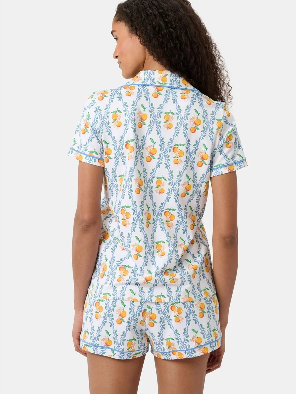 Roller Rabbit Clementine Trellis Polo Pajamas